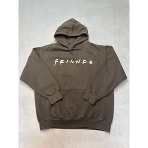 Friends TV Show Logo Black Hoodie Pullover UNISEX Large